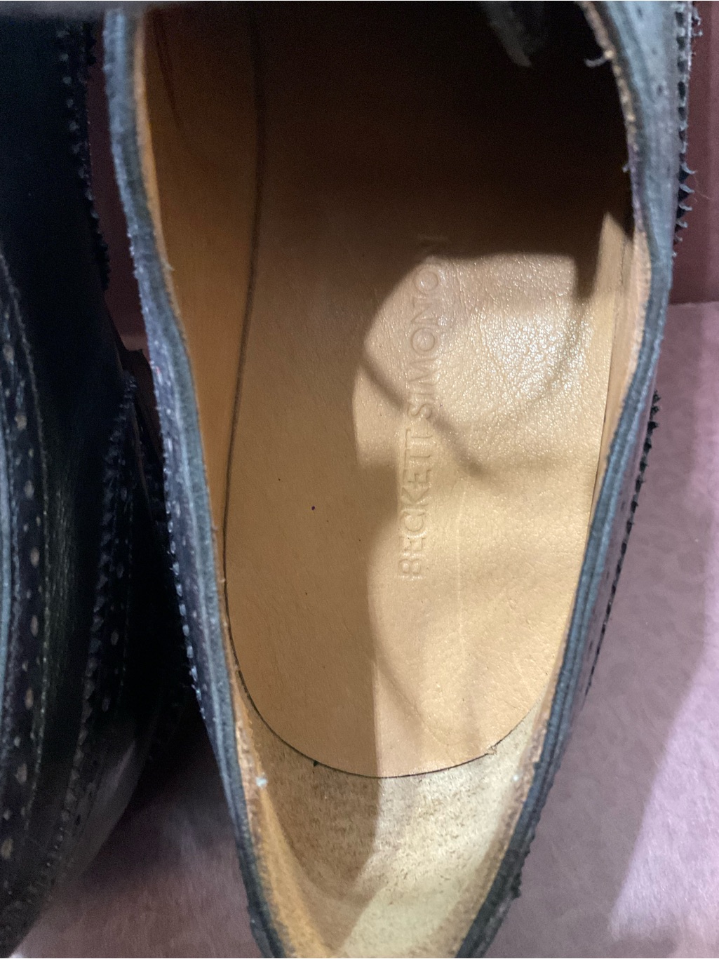 Beckett Simonon Men's Patina Wingtip Brogues Men’s Shoes Size Us12 — image 6 of 8